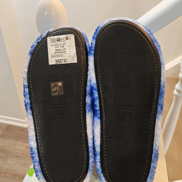 MARNI Fussbett Sabot Shearling Mules - UNISEX - Picture 6 of 8